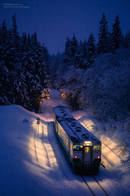 雪火车，日本