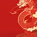 潮国创意_中国龙红色新年春节龙年纹理背景大气龙春节新春编号T59460137
