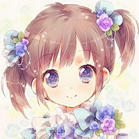 漫画系可爱动漫大眼睛女生头像_有着一双会...