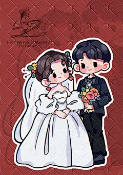 手绘婚礼立牌｜祝你新婚快乐～ - 小红书