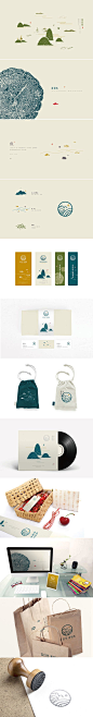 Designer: Long Gu  This series reminds me of simple asian paintings, that I have seen in books and on cards. Very relaxing to look, in my opinion.: 