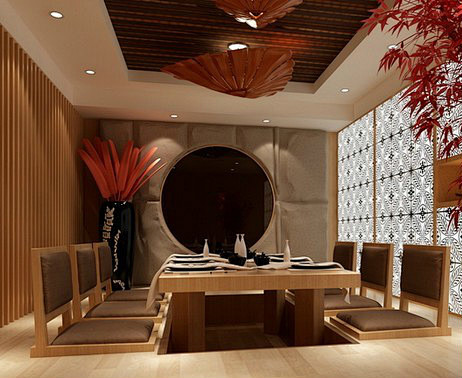 日式餐厅包厢装修效果图