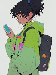 Midjourney动漫风人物插画｜后附关键词❗️