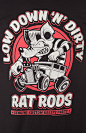 KUSTOM KREEPS DIRTY RAT GUYS T-SHIRT - Sourpuss Clothing