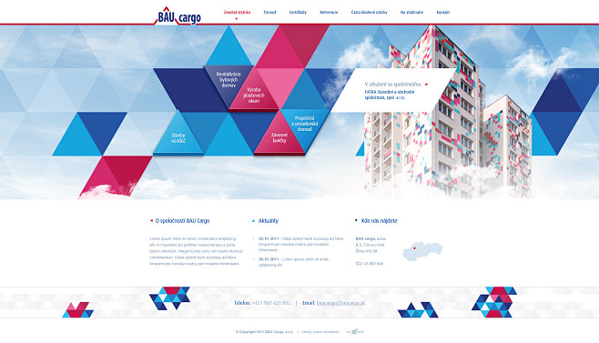 BauCargo website by ...