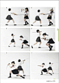 #中国设计力量# 安利一本书「瞬撮アクションポーズ01 女子高生アクション編」，动作参考绝佳！ ​​​​转需~ ​​​​
