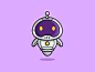 Robot dribbble