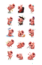 Piggy Pink for Sticker.Place : Sticker pack for Sticker.Place