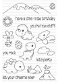 Clearly Besotted YOU ROCK Clear Stamp Set* zoom image
