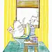 夏日的猫咪-annie.Z_手绘,