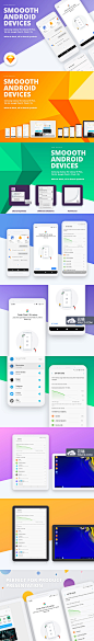 2018年最好用的扁平化风格的Android安卓手机APP设计展示样机 [Sketch] – 云瑞设计