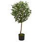 nearly natural 3.5 Ft. Olive Artificial Tree, Green