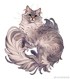 惠昊采集到猫造型