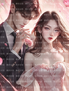 赛多封面设计工作室采集到版权-都市女频双人多人【授权QQ3324352440】