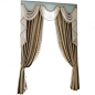 Swag Tails Valance Curtain Set