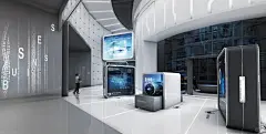 architecture Exhibition Exhibition Design showroom图片_Z-展墙图片素材-花瓣网