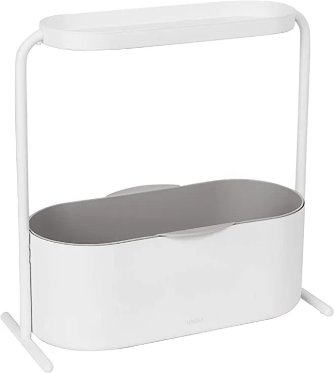 Amazon.com: Umbra Giardino Indoor Herb Garden Set with Perforated Shelf and Tray for Water Fall and Drain System Planter, White: Home & Kitchen