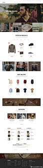 一组不同品类的网上商城首页设计参考 #电商官网设计精选# #网页设计# ​​​​