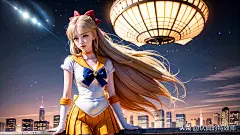 AI绘画 还原《美少女战士》爱野美奈子真人版！（附高清壁纸）-今日头条