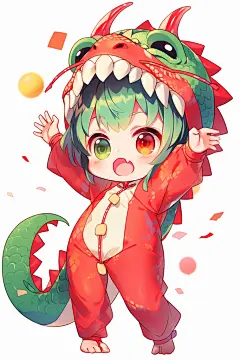 红色中国龙喜庆中国龙3d龙
