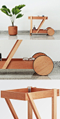 Service Trolley木质服务玩具货架车-简单而不失优雅的设计封面大图