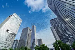 大城市的现代化办公大楼
