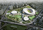 001-The urban planning for Shanghai Xujiahui Sports Park By HPP