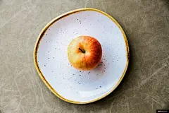 苹果 水果 板 食品 咖啡厅 早餐 美食摄影图片图片壁纸