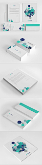 Abstract Modern Stationery Pack by Abra Design, via Behance