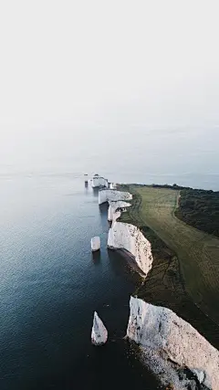 英吉利海峡多佛白崖风光高清手机壁纸大全
