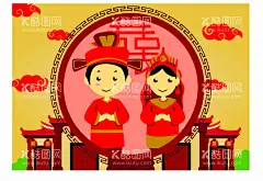 ai矢量古风婚礼背景  - 源文件下载【酷图网】祥云,古装夫妻,古风婚礼,婚庆,国风,婚礼,喜字,花素材,窗,卡通人物,婚礼娃娃,舞台,婚礼背景,设计,广告设计,舞台背景,中国风婚礼,新中式婚礼