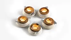 蜡烛架，蜡烛，手绘，创意，小巧， 工业设计，产品设计，普象网