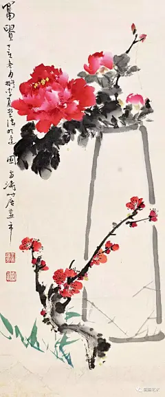 王雪涛百幅写意牡丹作品高清欣赏（上）