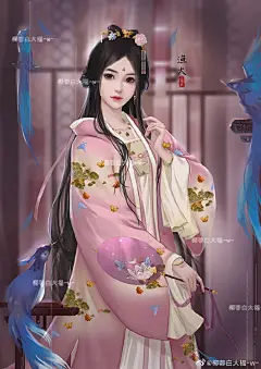 古风插画超话古风超话  之前有宫妃这次要有小公主！ ​​​​