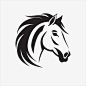 Creative horse vector art design logo