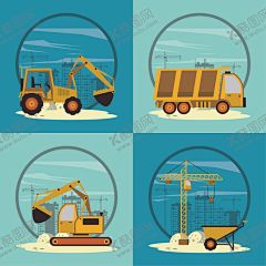 扁平建筑插画 【酷图网】场景交流,人物,电子商务图标,商业人物,扁平插画,二维插画,扁平插画类,立体构图,扁平风,户外,科技插画,插画设计