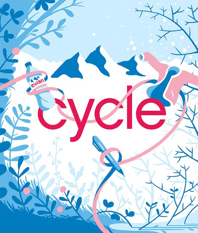 Evian Illustrated Ca...