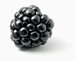 影棚拍摄,水果,黑刺莓,摄影,健康食物_158380230_Blackberry on white background_创意图片_Getty Images China