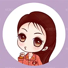 Q版头像设计定制手绘卡通形象设计婚礼生日情侣唯美纪念日二次元 #头像# #治愈系#