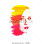 Beauty In Red 商业图片: 77891614 : Shutterstock #插画#