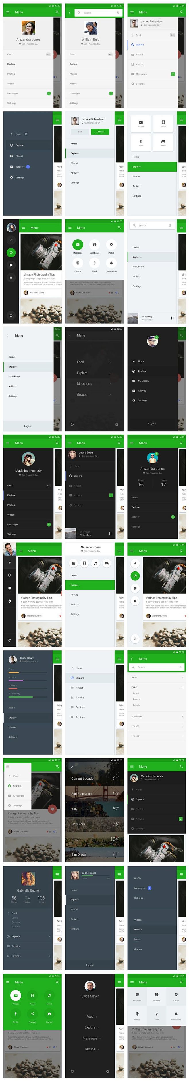 Material Design #UI ...