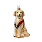 Golden Retriever Ornament with Tennis Ball | Joy To The World