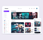 app concept design game interaction mobile UI ux xD