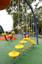 Vista de los juegos infantiles en el Parque Centenario. Foto: Archivo web/GCBA.