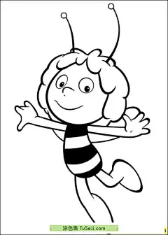 9张昆虫动画片《小蜜蜂玛雅》和蝴蝶比特丽斯涂色图片！ | 涂色集，涂色画打印大图 : 在动画片《小蜜蜂玛雅》中，蝴蝶角色名为比特丽斯（Beatrice）。比特丽斯是一只成熟美丽的花蝴蝶，她喜欢跳舞，跳起舞来优雅动人。她非常珍惜自己美丽的翅膀，并希望在舞会上展示自己最优美的舞姿，最好还有帅气的蝴蝶邀请她跳舞。比特丽斯的角色展现 9张昆虫动画片《小蜜蜂玛雅》和蝴蝶比特丽斯涂色图片！
