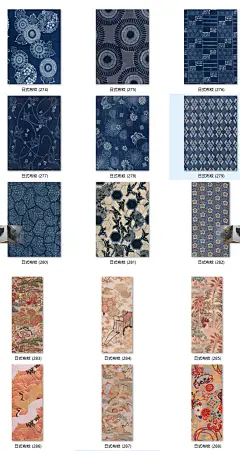 百款日式和风日本传统波浪纹理服装布料设计包装印刷高清图片素材 | 设汇