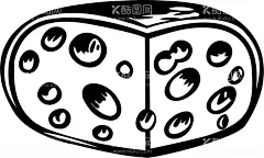 面包简笔画  - 源文件下载【酷图网】面包简笔画,面包,食物,食品,手绘
