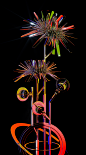 3D animation  CGI cinema 4d Digital Art  Flowers inorganic motion graphics  octane Render