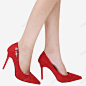 红色女鞋 元素 免抠png 设计图片 免费下载 页面网页 平面电商 创意素材