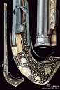 【古董皇室火器图鉴】一种罕见皇室财产，高贵的火器 雕刻与黄金镶嵌相互结合，先不说他的威力，单独的细节就完美的展现出艺术的魅力。早期燧发枪 火绳枪 步枪,产于16 -17世纪晚期上下。